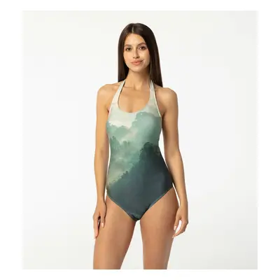 Aloha From Deer Woman's Mouthful Open Back Swimsuit SSOB AFD008