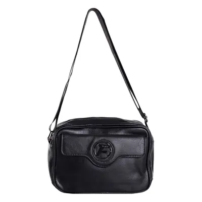 Black crossbody handbag