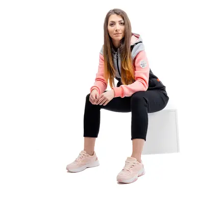 Women's tracksuit GLANO - black/light gray