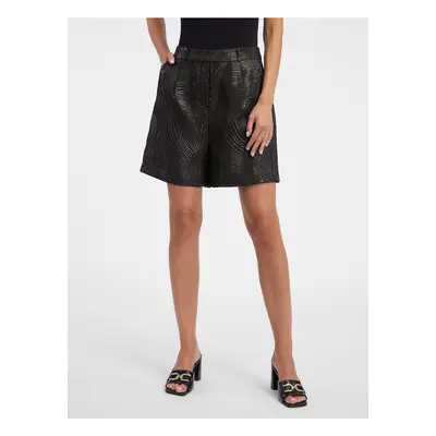 Orsay Black Women's Patterned Shorts - Women's