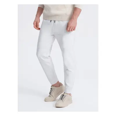 Ombre Men's sweatpants joggers - white