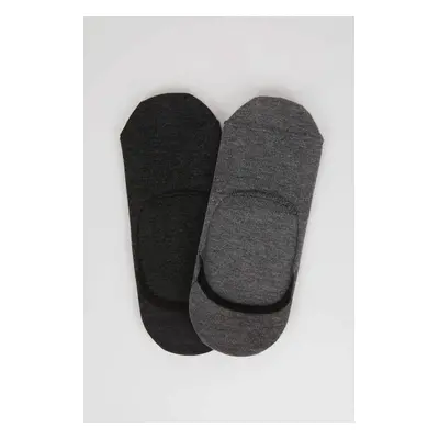 DEFACTO Men's Bamboo 2-pack Ballet Socks