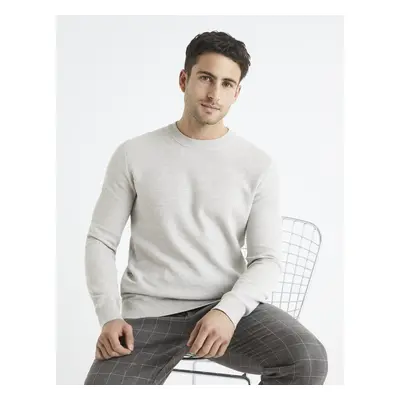 Celio Sweater Bepic with round neckline - Men