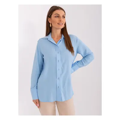 Light blue classic collared shirt