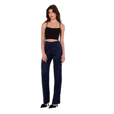 Makover Woman's Trousers K174 Navy Blue