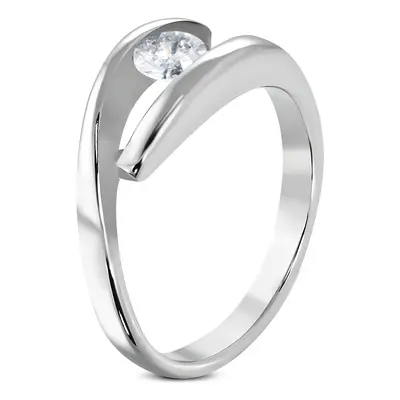 Engagement Ring Surgical Steel Double Ring