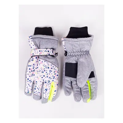 Yoclub Kids's Children's Winter Ski Gloves REN-0238G-A150