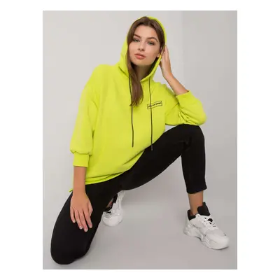 Lime sweatshirt with pockets Leora