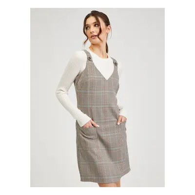 Brown checkered dress ORSAY - Ladies