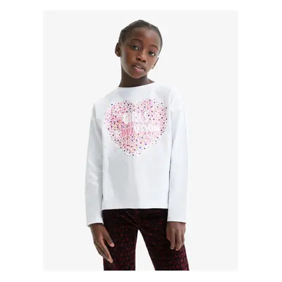 White girls' T-shirt Desigual Alba - Girls