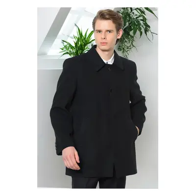 PLT8206 DEWBERRY MEN'S COAT-STRAIGHT BLACK