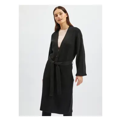 Orsay Black Ladies Long Cardigan - Ladies