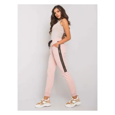 Dusty pink sweatpants with Giulia patch