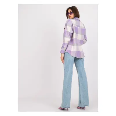 Thick women's purple sabina shirt