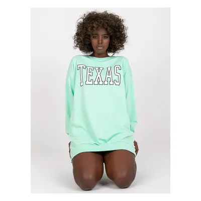 Long Mint Poppy Sweatshirt