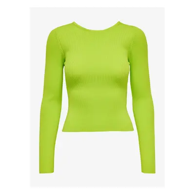 Light Green Sweater with Opening at Back ONLY Emmy - Women