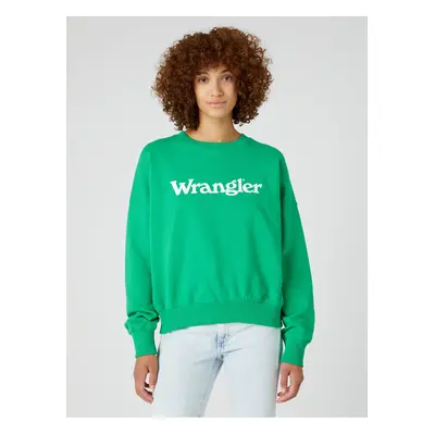 Green women's sweatshirt Wrangler - Women