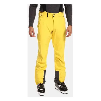 Men's softshell ski pants Kilpi RHEA Yellow