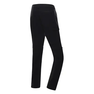 Men's trousers with impregnation and detachable legs. ALPINE PRO NESC black