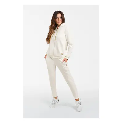 Women's long sweatpants - ecru