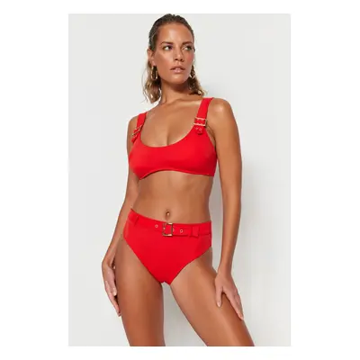 Trendyol Red Bralette kiegészítő bikini felső