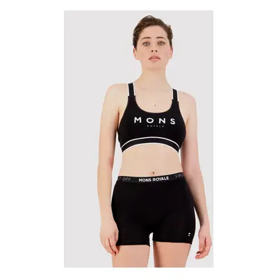 Women's bra Mons Royale merino black