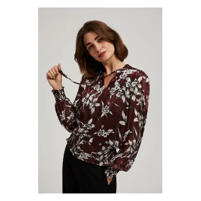 Shirt with floral pattern