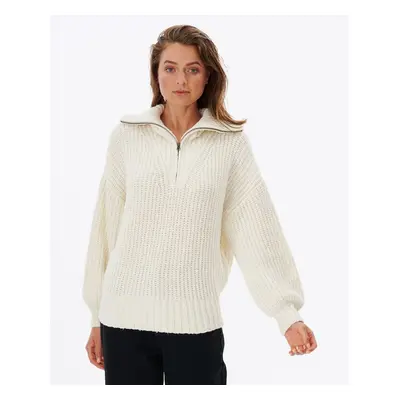 Sweater Rip Curl SEEKER 1/4 ZIP Bone