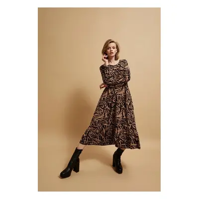 Patterned midi dresses