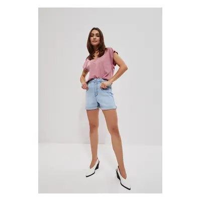 Bermuda denim shorts