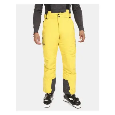 Men's ski pants KILPI MIMAS-M Yellow