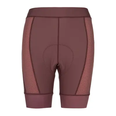 Women's cycling shorts Kilpi PRESSURE-W dark red