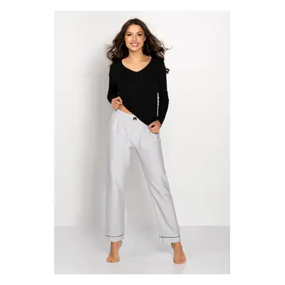 Simple Beauty Black and Grey Pajamas