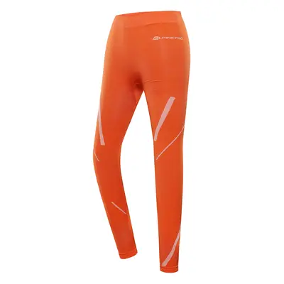 Women's functional underwear - pants ALPINE PRO ELIBA SPICY ORANGE