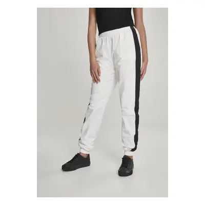 Women's striped trousers wht/blk