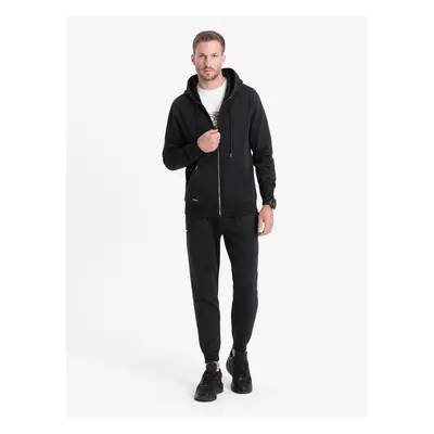 Ombre Men's sweatshirt set unbuttoned sweatshirt + pants