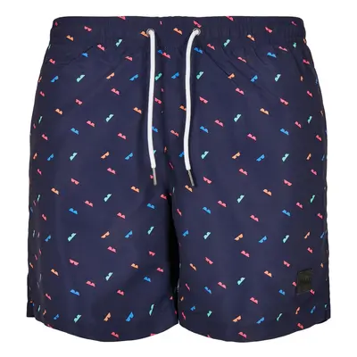 Sunglasses Pattern Swim Shorts aop