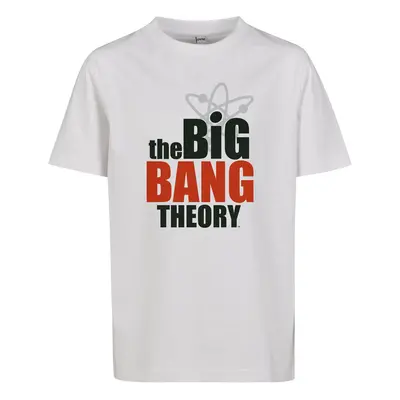 Children's T-shirt with Big Bang Theory logo white