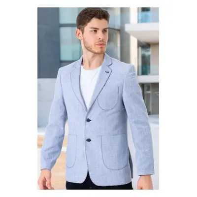 C9059 DEWBERRY MEN'S JACKET-PLAIN NAVY BLUE