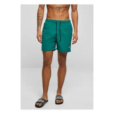 Men's Swimsuit Block Green