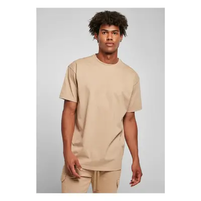 Heavy oversized union t-shirt beige color