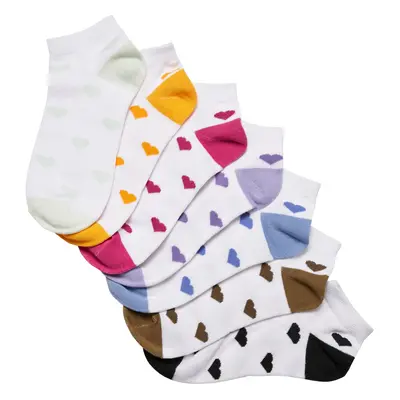 Sneaker socks made of recycled yarn Heart 7-Pack multicolor