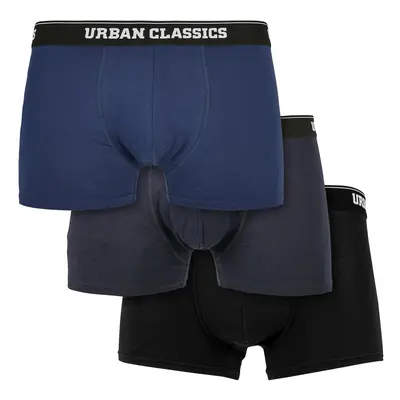 Organic Boxer Shorts 3-Pack Dark Blue+Navy+Black