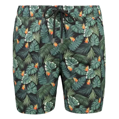 Férfi fürdőnadrág Trendyol Tropical Print