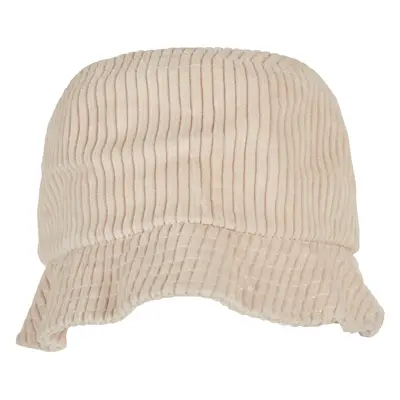 Large corduroy hat, off-white