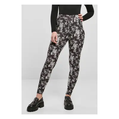 AOP blackrose women's soft leggings