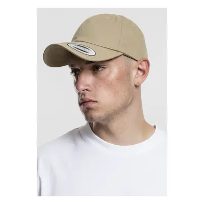 Low-profile khaki cotton twill