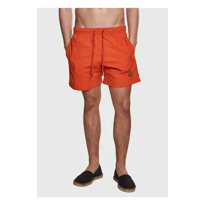 Men's Swimsuit Block Orange