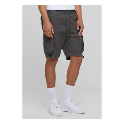 Men's Double Pocket Cargo Shorts - Grey