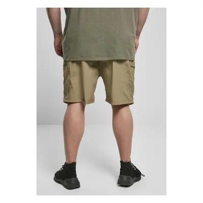 Men's nylon khaki shorts